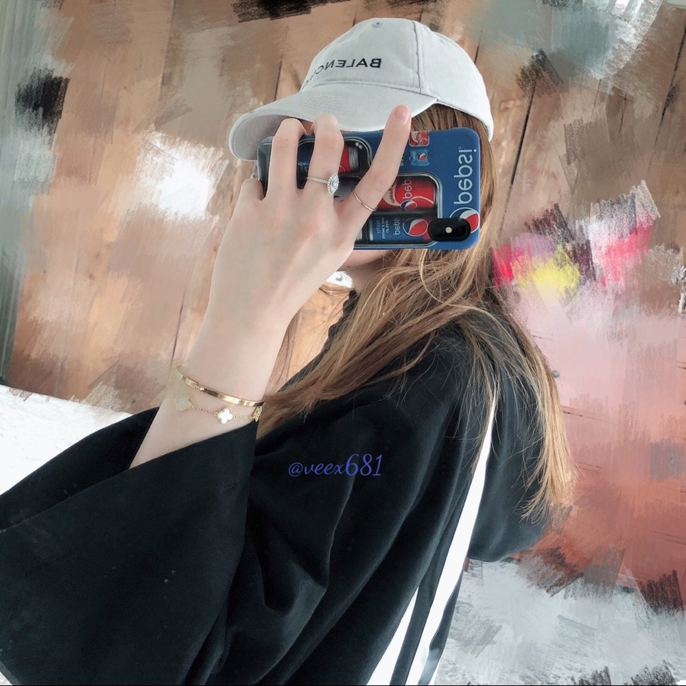 ❌SOLD❌❌👑 Balenciaga 👑 Black Logo Grey Cap